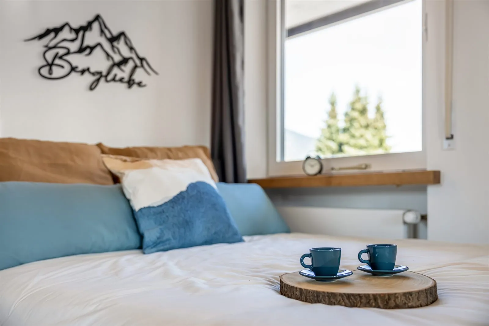 Schlaf- und Ruhezone der Ferienwohnung Oberaudorf